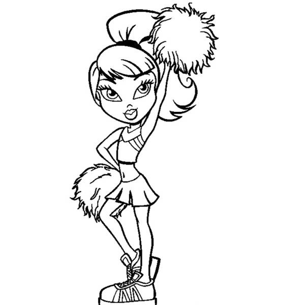 Disegno di Bratz Pom Pom da colorare