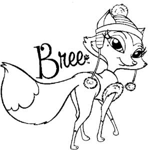 Disegno di Bree Bratz Petz da colorare