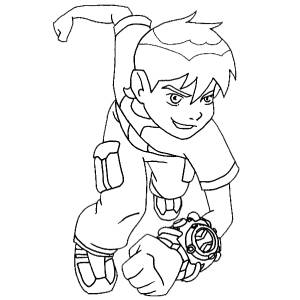 Disegno di Ben da colorare