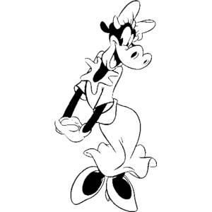 Disegno di Clarabella da colorare