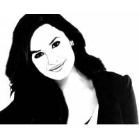 Disegno di Demi Lovato da colorare