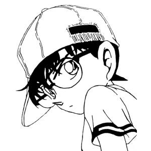 Disegno di Detective Conan da colorare