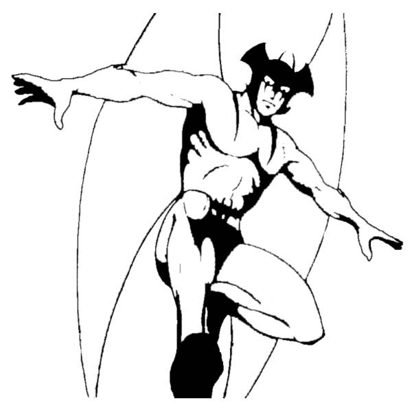 Disegno di Devilman da colorare