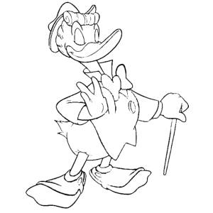 Disegno di Gastone da colorare