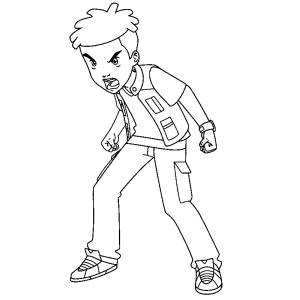 Disegno di Lucas Gormiti da colorare