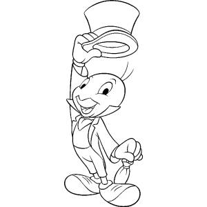 Disegno di Grillo Parlante da colorare