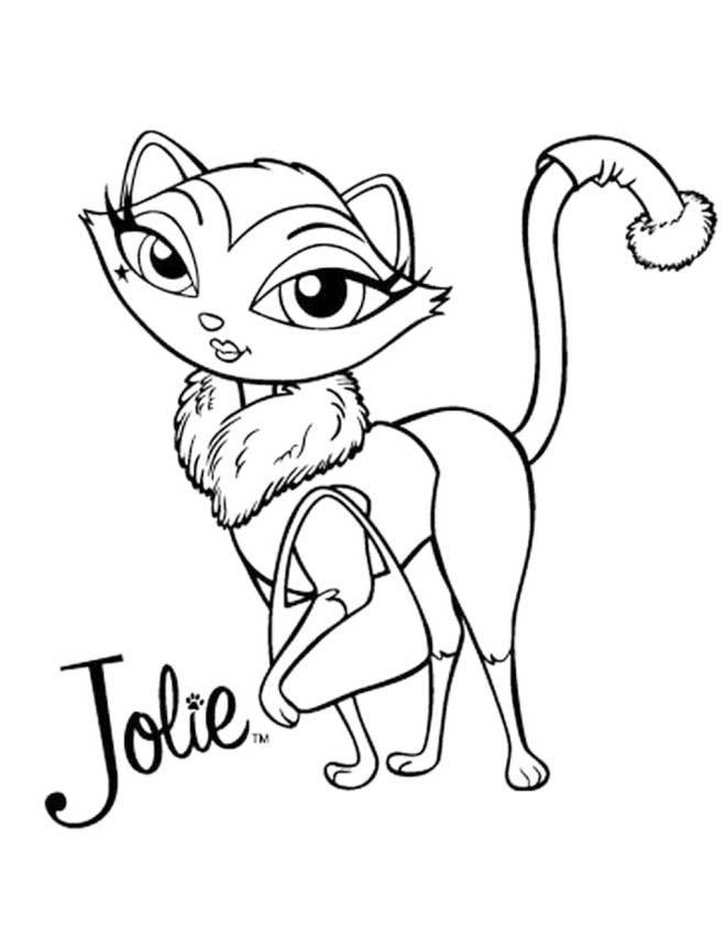 disegno di Joilie Bratz Petz da colorare