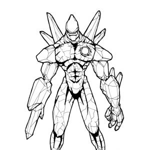 Disegno di Diamante Ben Ten da colorare