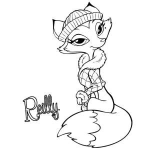 Disegno di Reilly Bratz Petz da colorare
