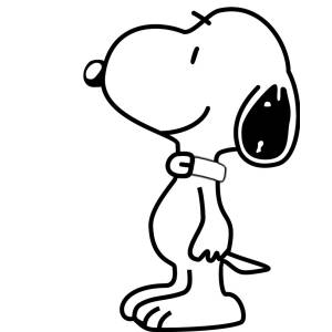 Disegno di Snoopy da colorare