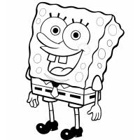 Disegno di Spongebob da colorare