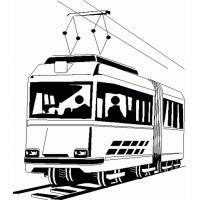 Disegno di Tram  da colorare