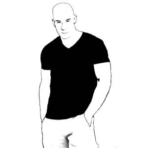 Disegno di Vin Diesel da colorare