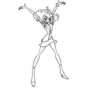 Disegno di Winx Stormy da colorare