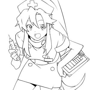 Disegno di Yandere Infermiera da colorare