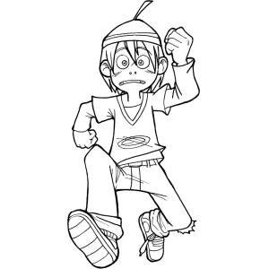 Disegno di Zick Monster Allergy da colorare