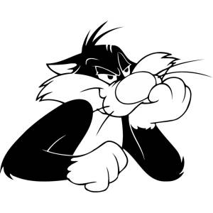 Disegno di Gatto Silvestro da colorare