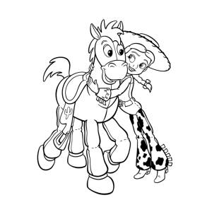 Disegno di Jessie Toy Story da colorare