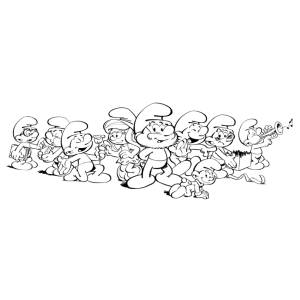 Disegno di I Puffi Siamo Noi da colorare