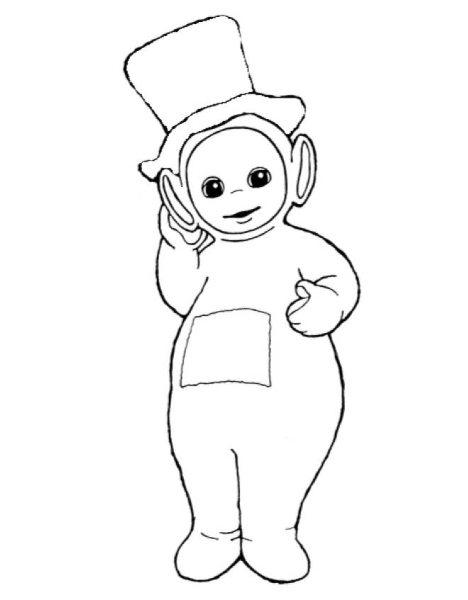 disegno di Teletubbies Dipsy da colorare