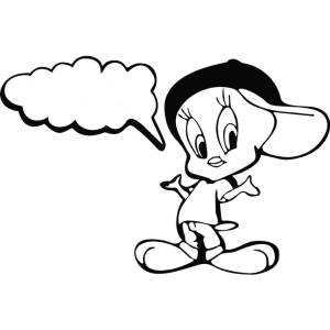 Disegno di Titti Fumetto da colorare