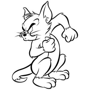 Disegno di Tom da colorare