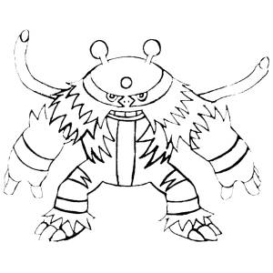 Disegno di Pokemon Electivire da colorare