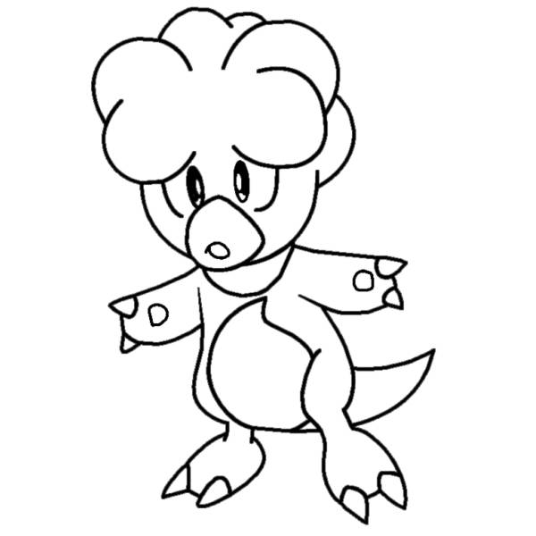 Disegno di Pokemon Magby da colorare