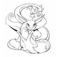 Disegno di Pokemon Serperior da colorare