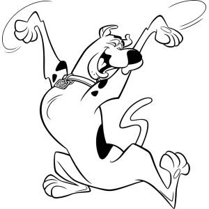 Disegno di Scooby Doo da colorare