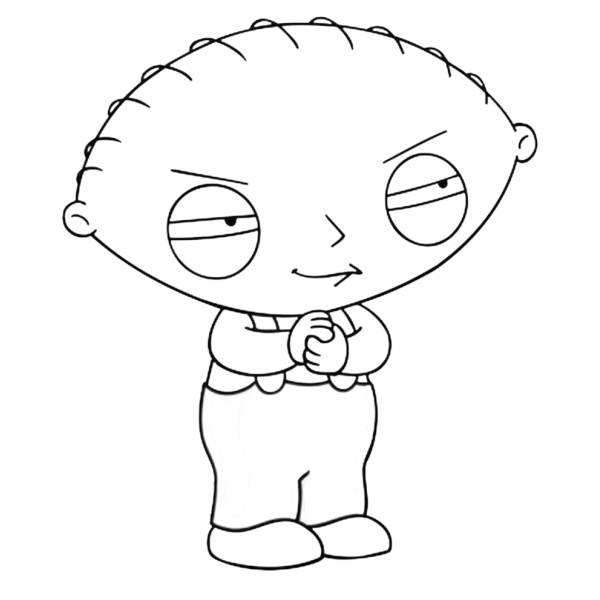 Disegno di Stewie Griffin da colorare