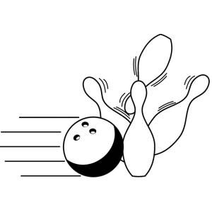 Disegno di Bowling da colorare