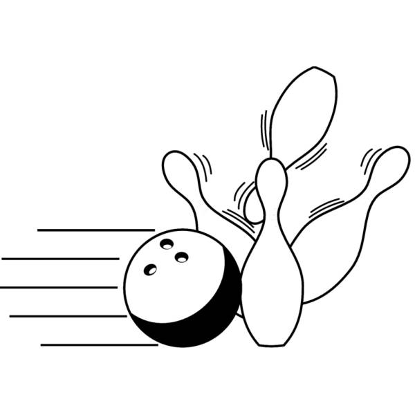 Disegno di Bowling da colorare