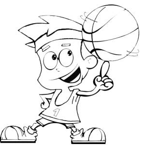 Disegno di Basket da colorare