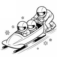 Disegno di Il Bob e le Olimpiadi  da colorare
