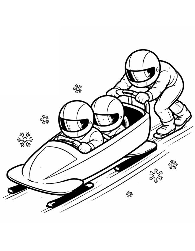disegno di Il Bob e le Olimpiadi  da colorare