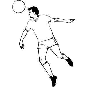 Disegno di Colpo di Testa da colorare