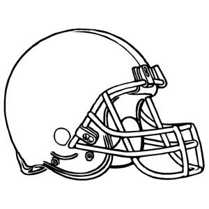 Disegno di Casco Football da colorare