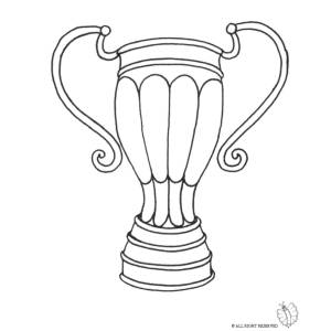 Disegno di Trofeo da colorare