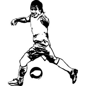 Disegno di Ezequiel Lavezzi da colorare