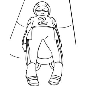 Disegno di Gara di Bob da colorare