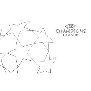 Disegno di Logo Uefa Champions League da colorare