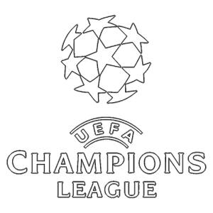 Disegno di Scritta Uefa Champions League da colorare