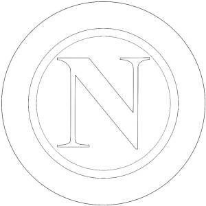 Disegno di Stemma del Napoli da colorare