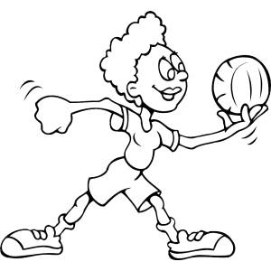 disegno di Pallavolo Femminile da colorare