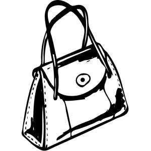 Disegno di Borsetta da colorare