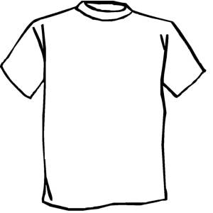 Disegno di Maglietta da colorare