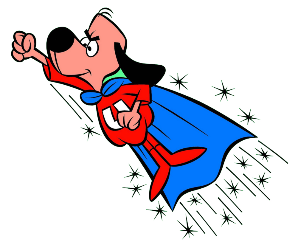 disegno di Underdog che Vola a colori