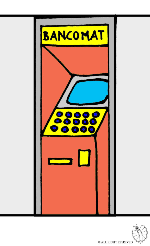 disegno di Bancomat a colori