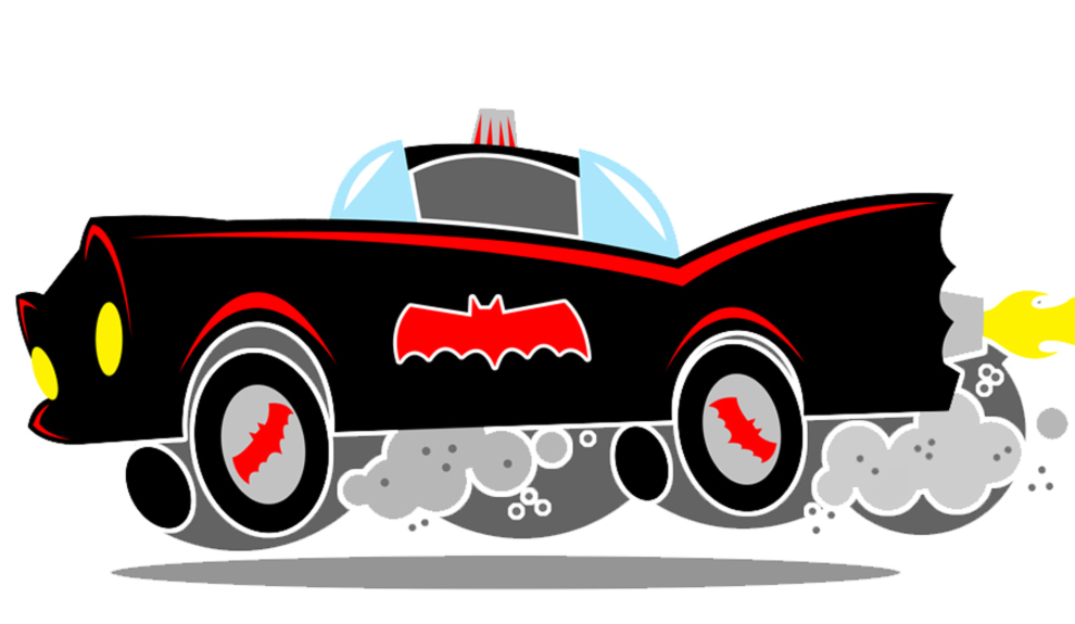 disegno di Batmobile a colori